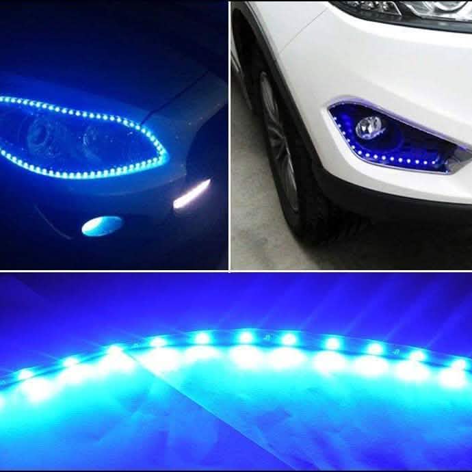 8-Piece: Flexible Waterproof LED Strip Light for Car DailySale