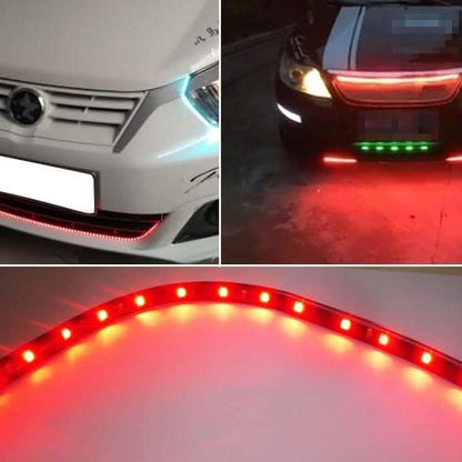 8-Piece: Flexible Waterproof LED Strip Light for Car DailySale