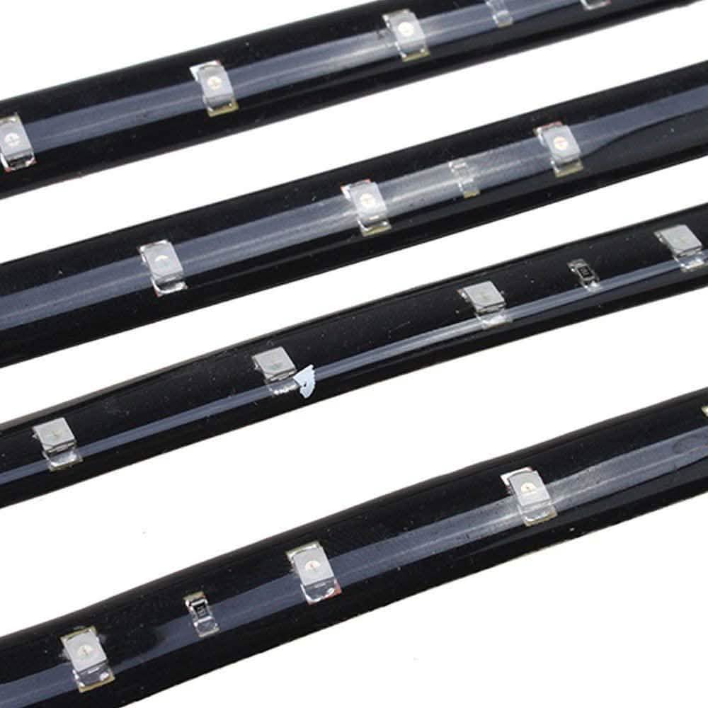 8-Piece: Flexible Waterproof LED Strip Light for Car DailySale