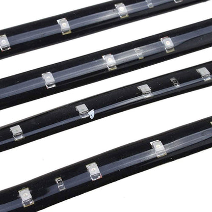 8-Piece: Flexible Waterproof LED Strip Light for Car DailySale