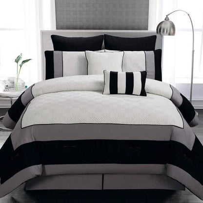 8-Piece: Kensie Oversized Queen Comforter Set DailySale