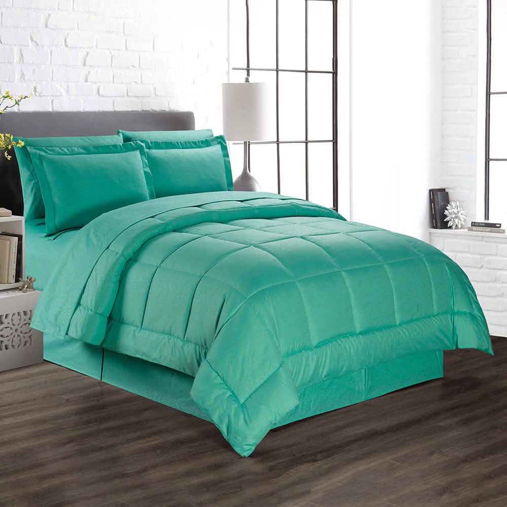 8-Piece: Plazatex Vine Microfiber Comforter Bed in A Bag Set DailySale