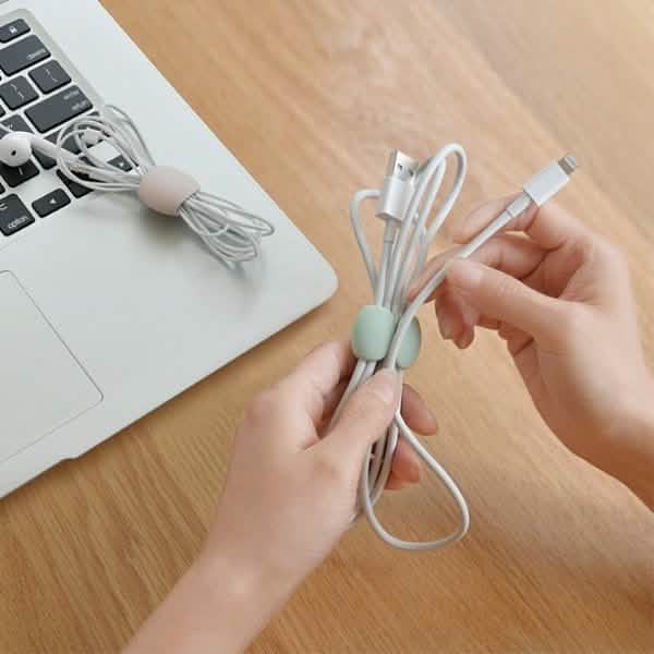 8-Piece: Portable Reusable Cable Clips Organizer DailySale