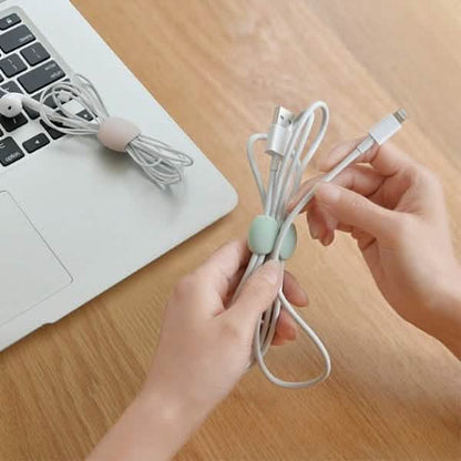 8-Piece: Portable Reusable Cable Clips Organizer DailySale