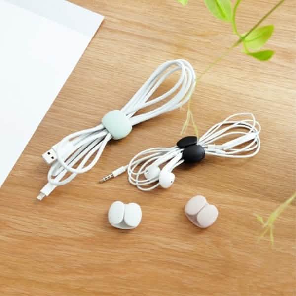 8-Piece: Portable Reusable Cable Clips Organizer DailySale