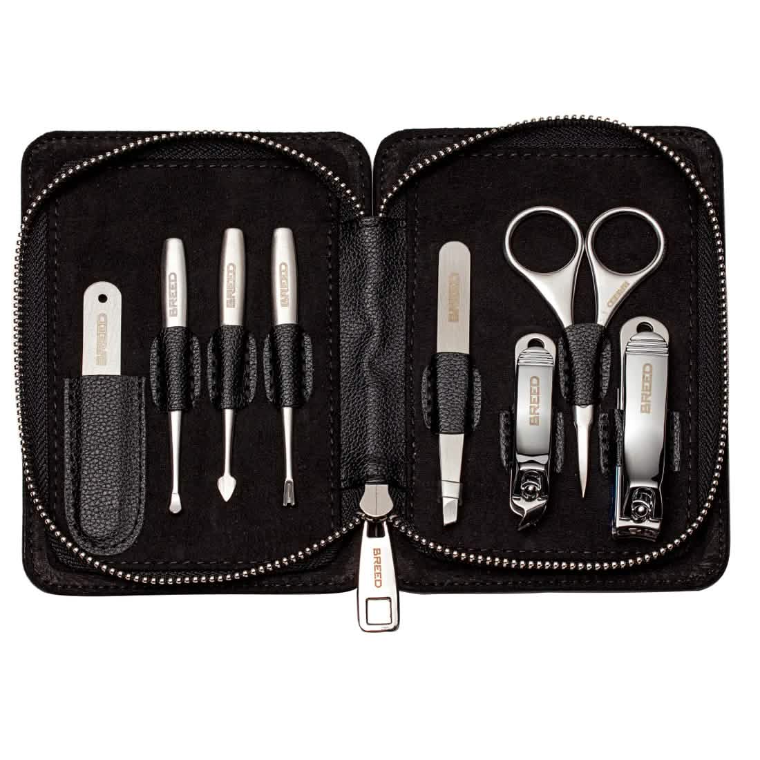 8-Piece Set: Breed Katana Surgical Steel Groom Kit DailySale