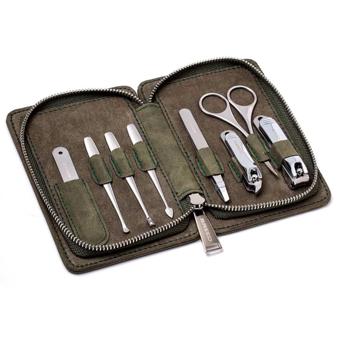 8-Piece Set: Breed Katana Surgical Steel Groom Kit DailySale
