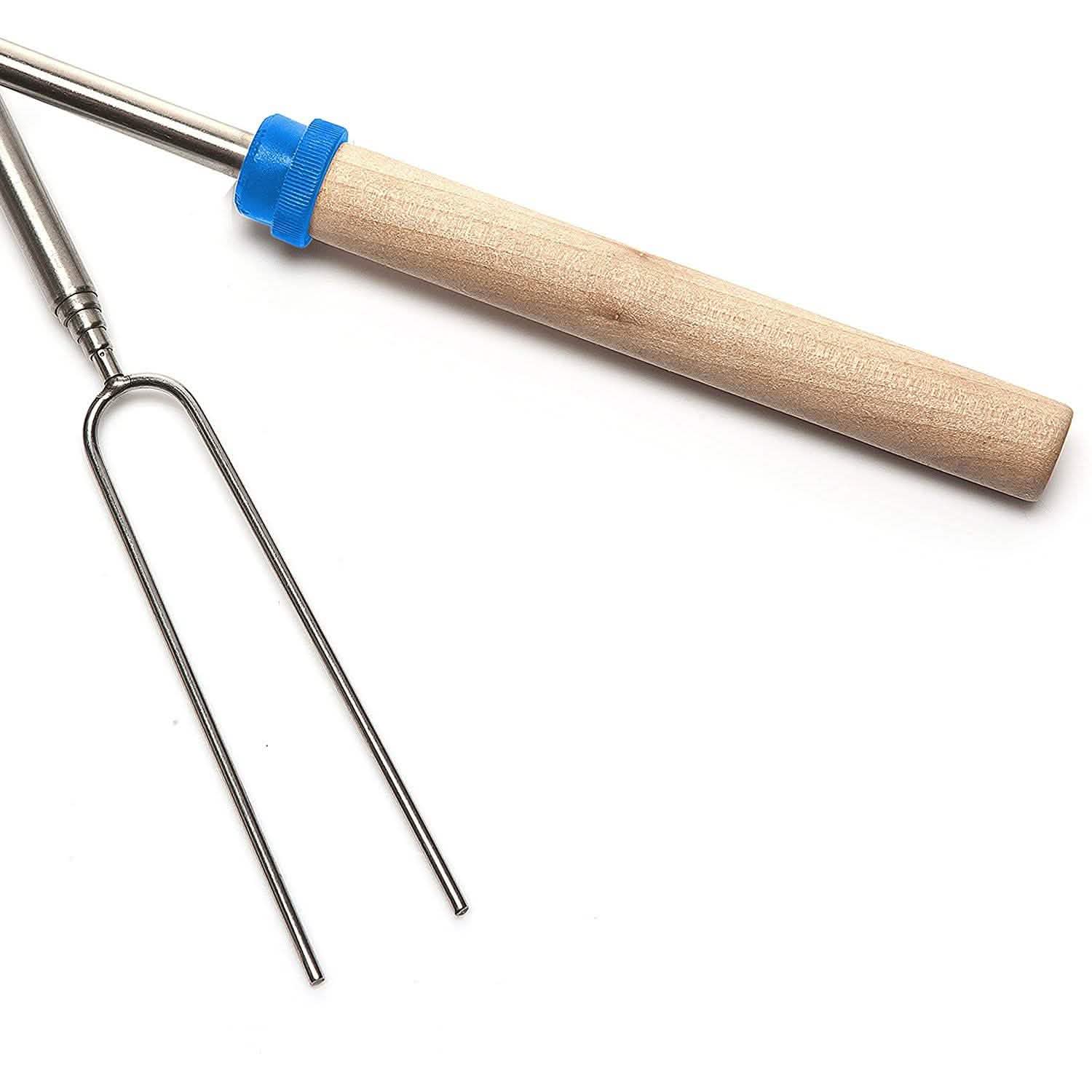 8-Piece Set: Marshmallow Roasting Sticks with Wooden Handle DailySale