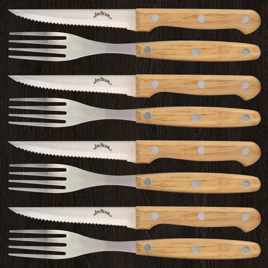 8-Piece Set: Steak Knife and Fork Set DailySale