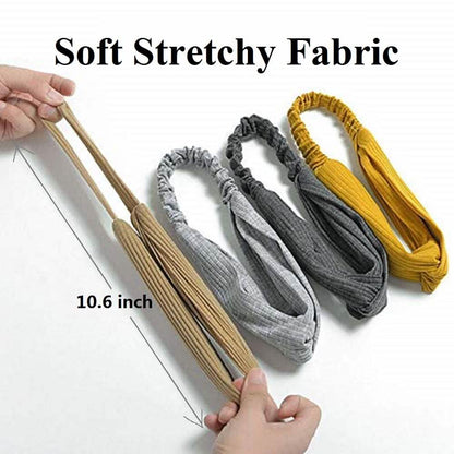 8-Piece: Twist Knotted Boho Stretchy Hair Bands DailySale
