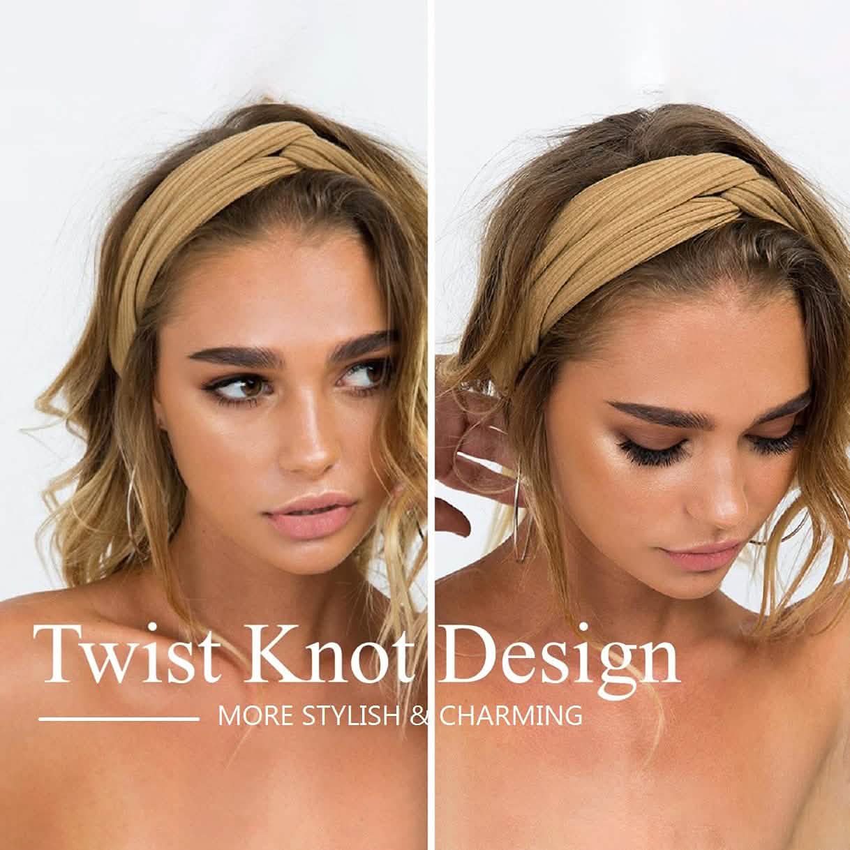 8-Piece: Twist Knotted Boho Stretchy Hair Bands DailySale