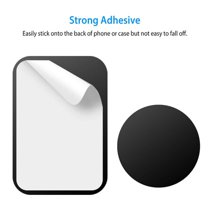 8-Piece: Universal Metal Plates with Strong Adhesive DailySale