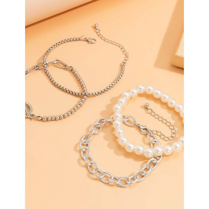 8-Piece: Women's Modern Street Geometric Bracelet DailySale