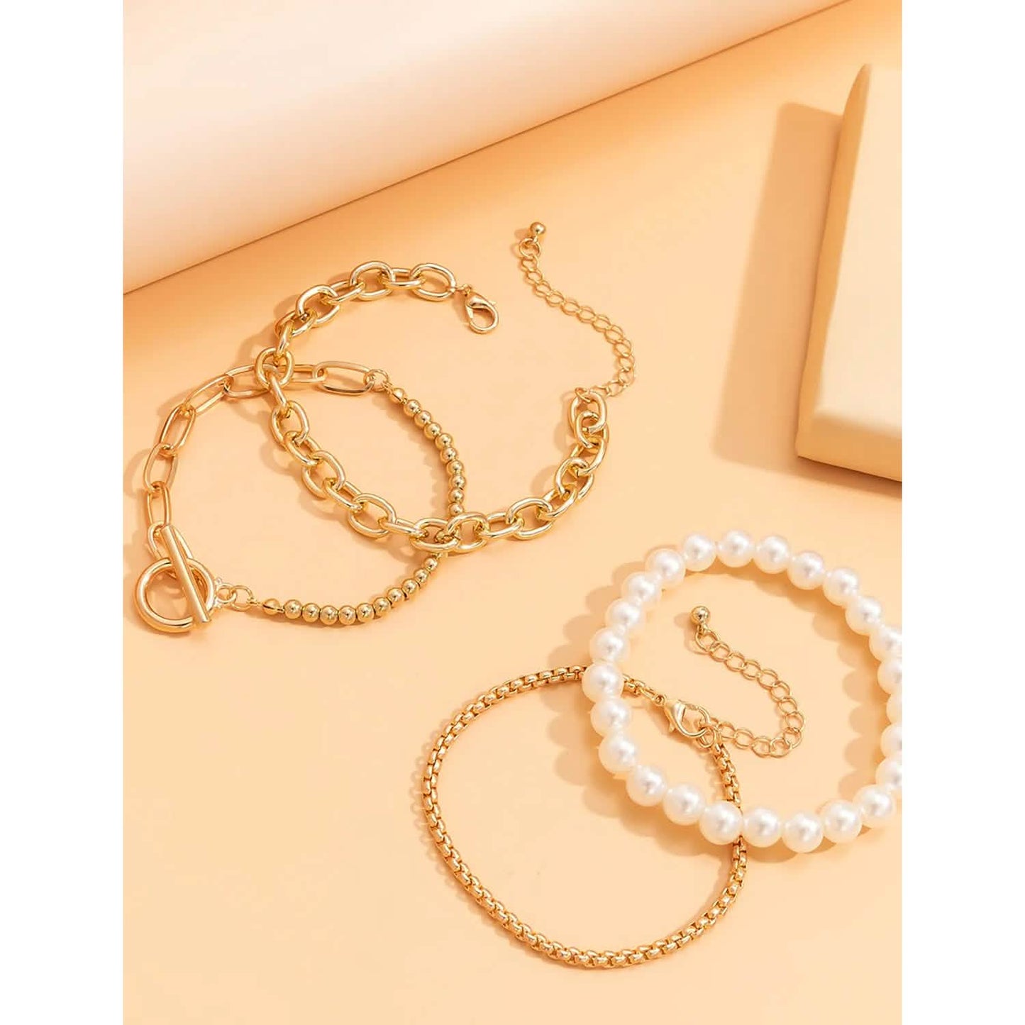 8-Piece: Women's Modern Street Geometric Bracelet DailySale