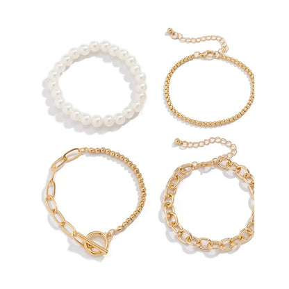 8-Piece: Women's Modern Street Geometric Bracelet DailySale