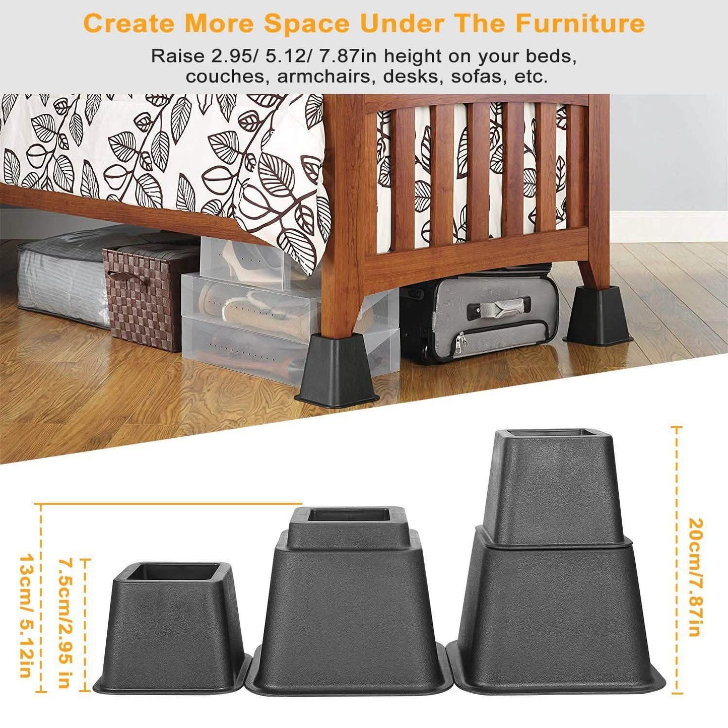 8-Pieces: Furniture Risers DailySale