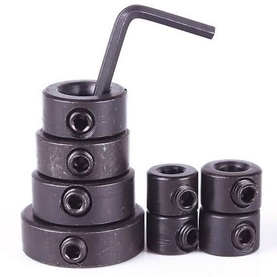 8-Pieces Set: Woodworking Drill Bit Depth Stop Collars Ring Positioner DailySale