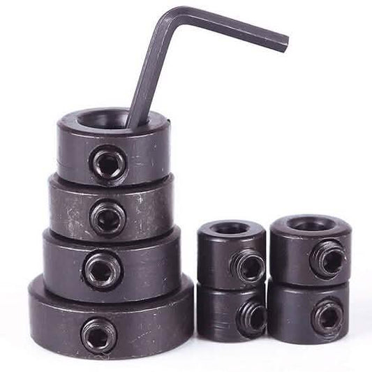 8-Pieces Set: Woodworking Drill Bit Depth Stop Collars Ring Positioner DailySale