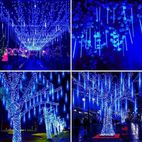 8-Pieces: Waterproof LED Meteor Shower Rain Lights DailySale