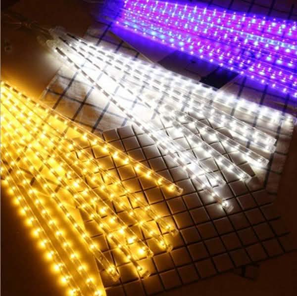 8-Pieces: Waterproof LED Meteor Shower Rain Lights DailySale