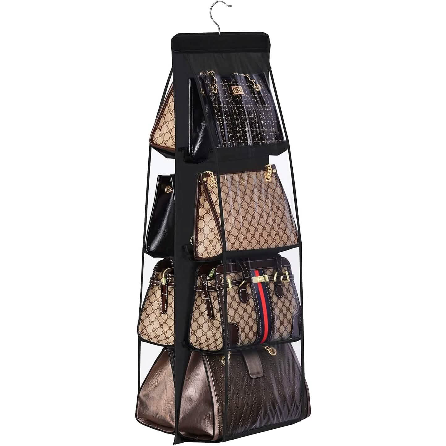 8 Pocket Hanging Purse Organizer Handbag Storage Hanger DailySale