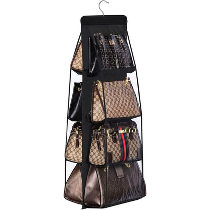 8 Pocket Hanging Purse Organizer Handbag Storage Hanger DailySale