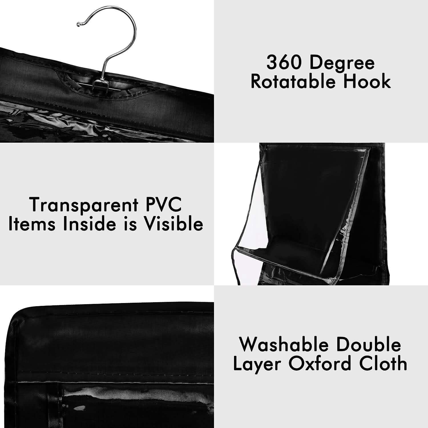 8 Pocket Hanging Purse Organizer Handbag Storage Hanger DailySale