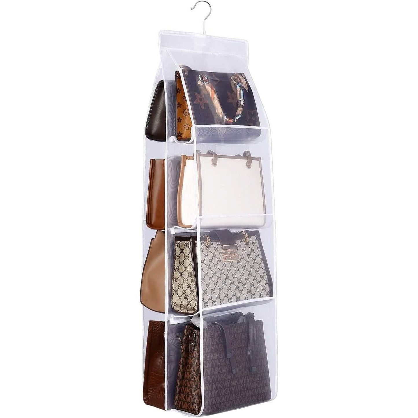 8 Pocket Hanging Purse Organizer Handbag Storage Hanger DailySale