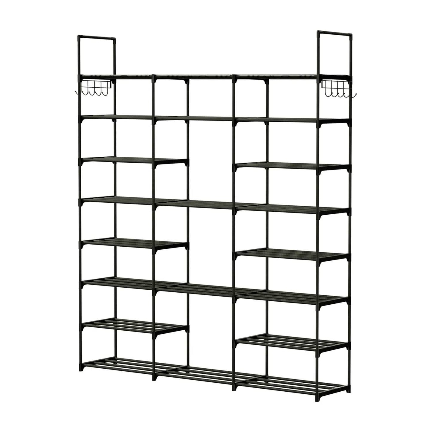 8-Tier Shoe Rack Metal Shoe Storage Shelf DailySale