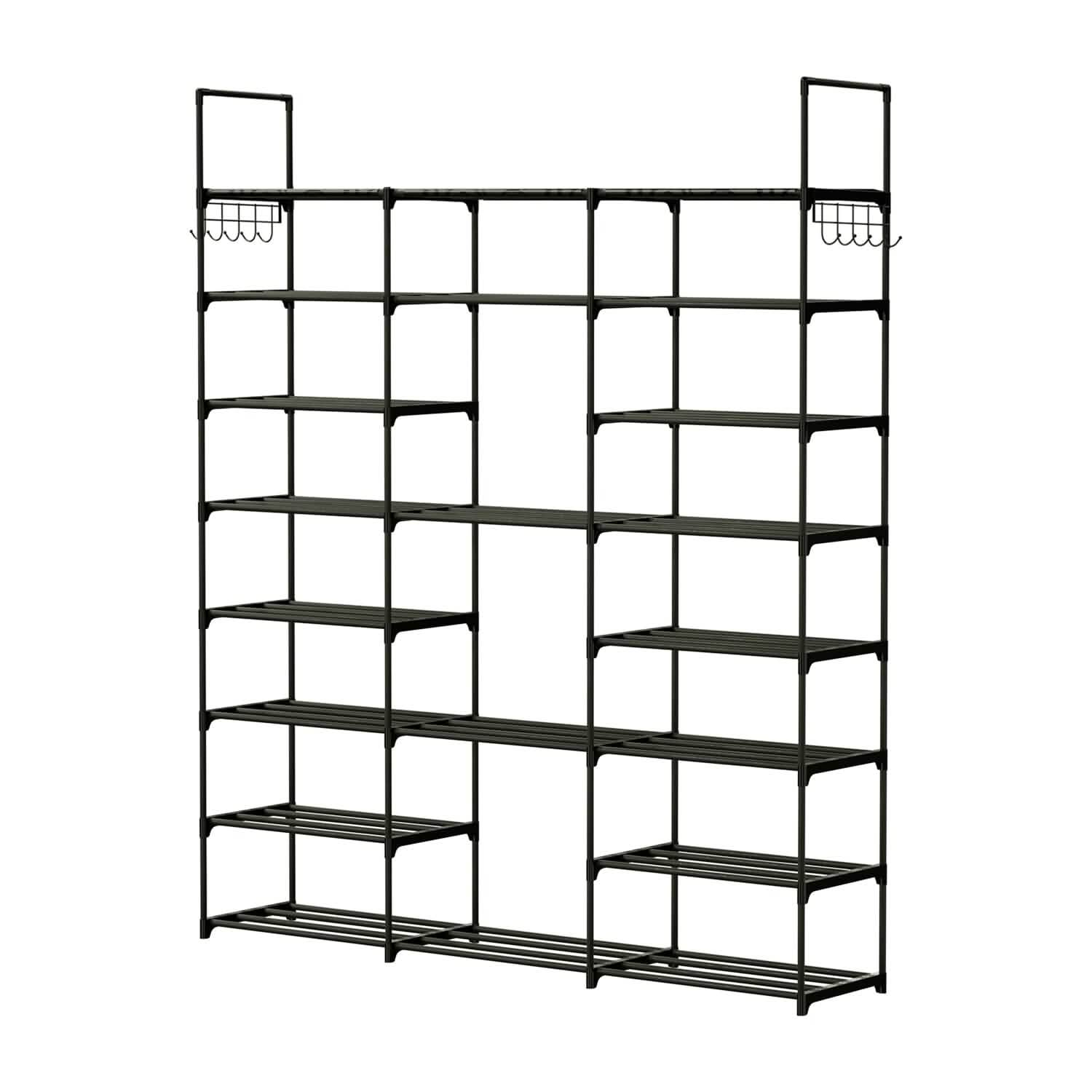 8-Tier Shoe Rack Metal Shoe Storage Shelf DailySale