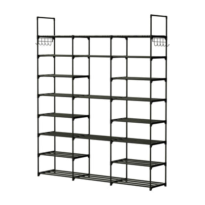 8-Tier Shoe Rack Metal Shoe Storage Shelf DailySale