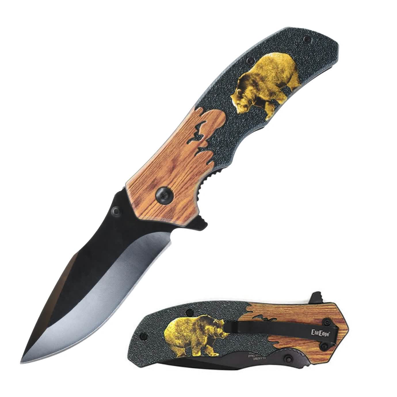 8" Wildlife Folding Knife DailySale