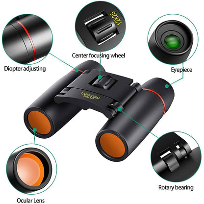 8 x 21 Small Pocket Binoculars Compact DailySale