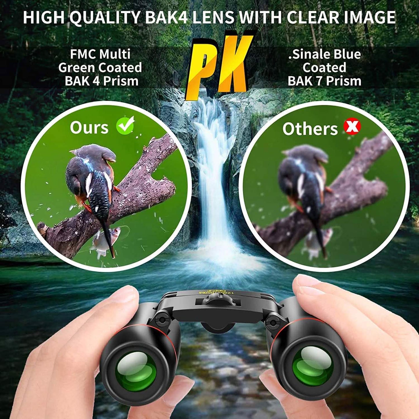 8 x 21 Small Pocket Binoculars Compact DailySale