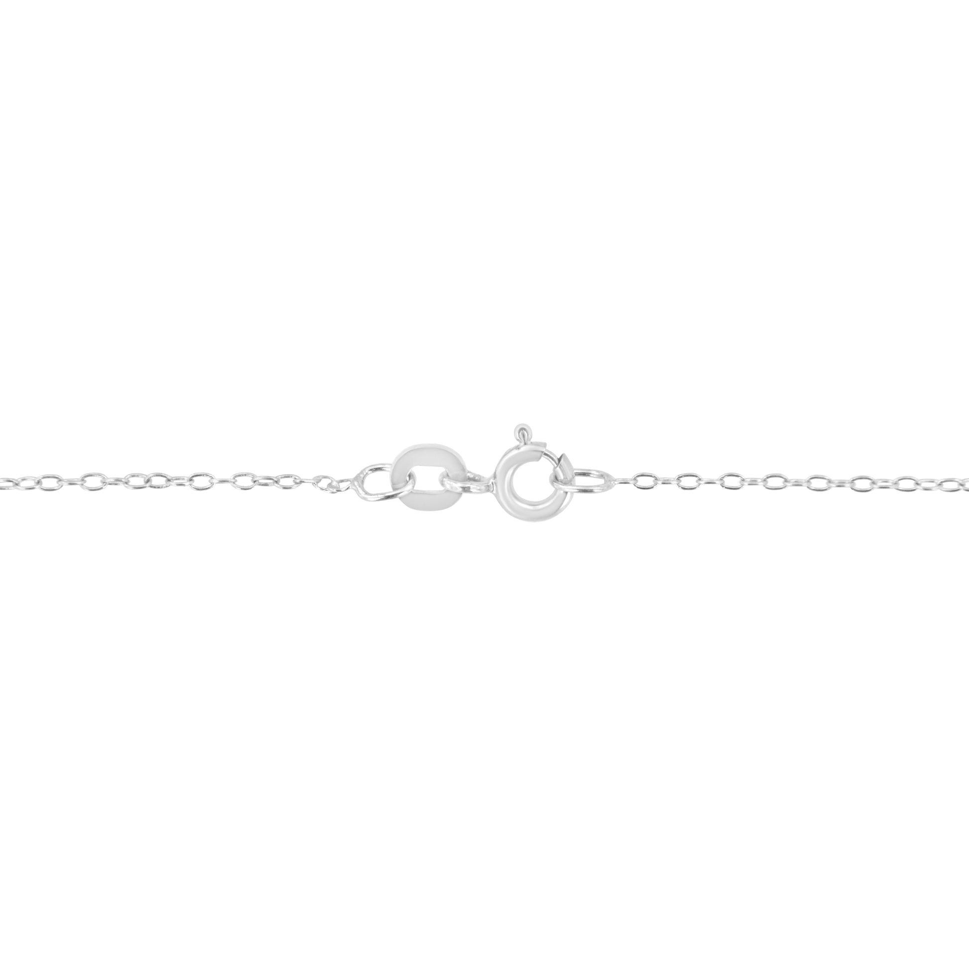 14KT White Gold 1/2 cttw Diamond Floral Cluster Pendant Necklace (HI, SI2-I1) Bids.com