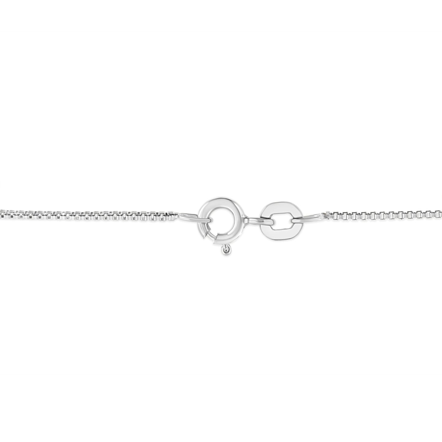 .925 Sterling Silver 3/4 Cttw Treated Blue Diamond Solitaire 18" Milgrain Pendant Necklace (Blue Color, I1-I2 Clarity) Bids.com