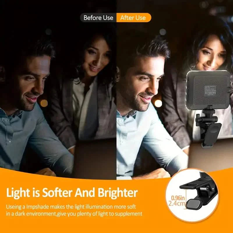 80 LED Clip-On Rechargeable Selfie Ring Light DailySale