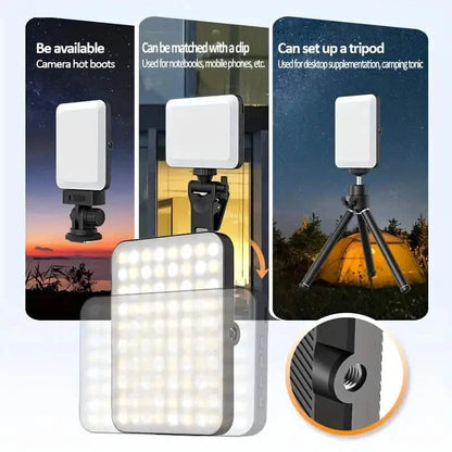80 LED Clip-On Rechargeable Selfie Ring Light DailySale