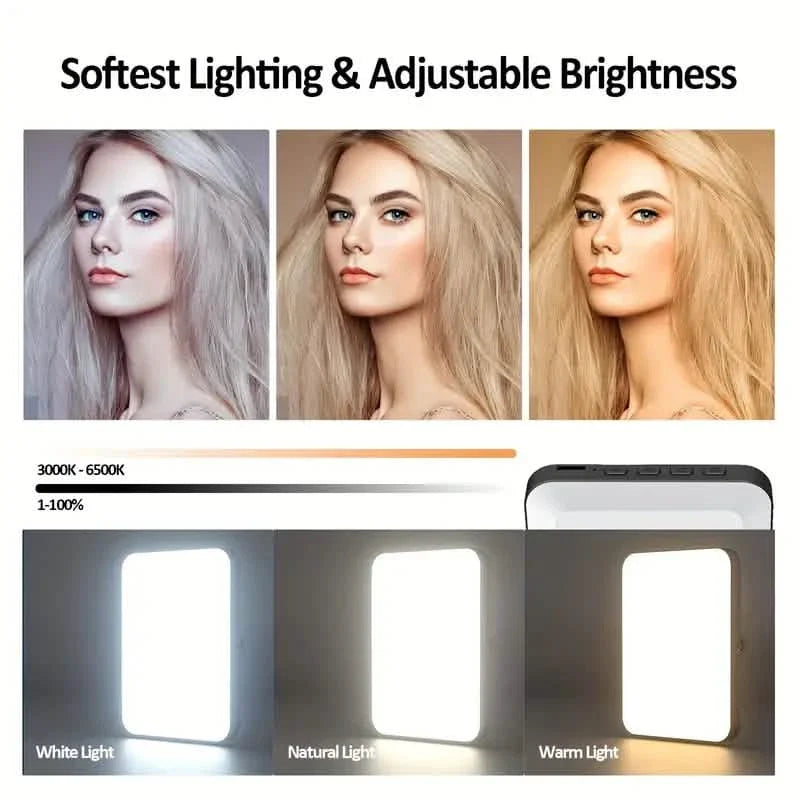 80 LED Clip-On Rechargeable Selfie Ring Light DailySale