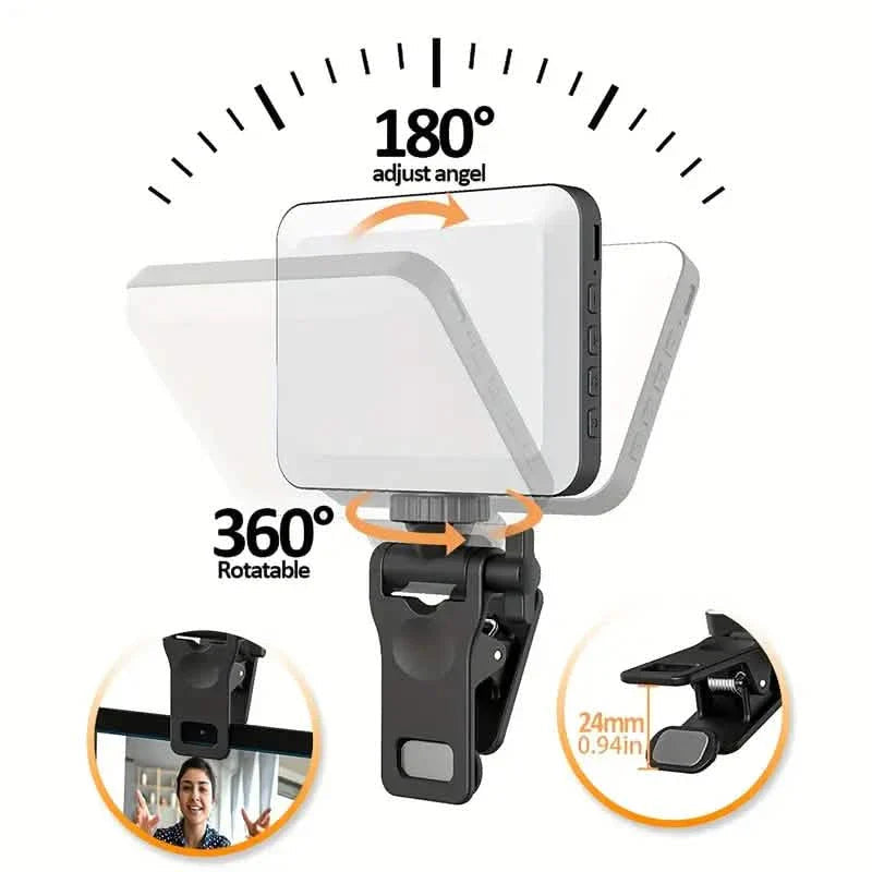 80 LED Clip-On Rechargeable Selfie Ring Light DailySale