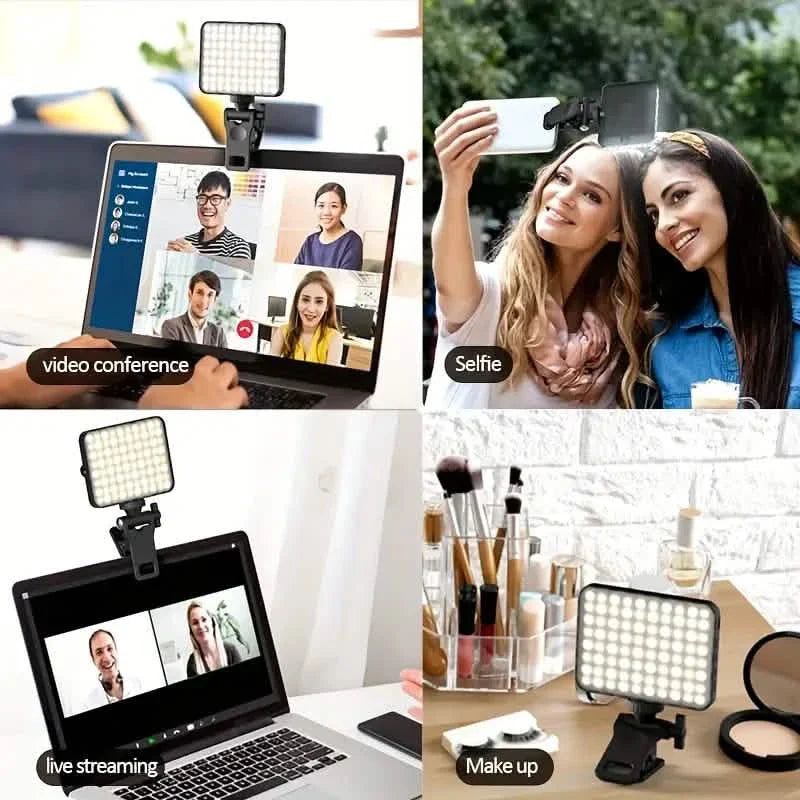 80 LED Clip-On Rechargeable Selfie Ring Light DailySale