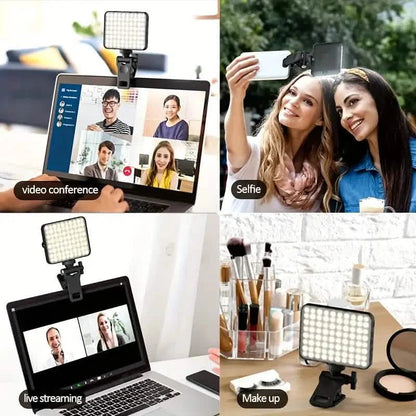 80 LED Clip-On Rechargeable Selfie Ring Light DailySale