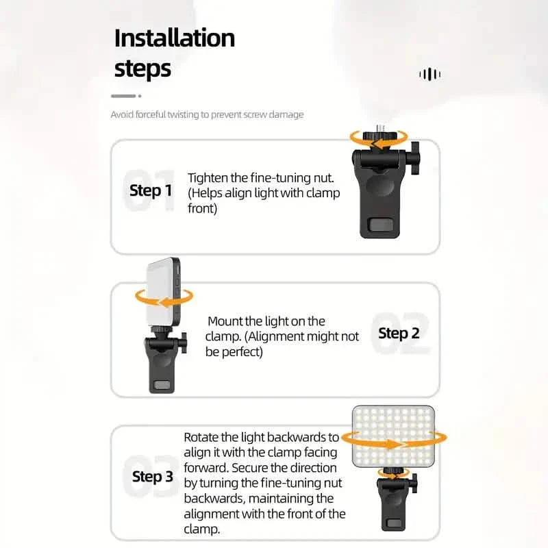 80 LED Clip-On Rechargeable Selfie Ring Light DailySale