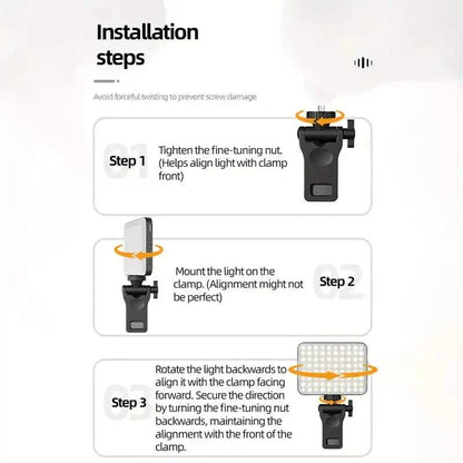 80 LED Clip-On Rechargeable Selfie Ring Light DailySale