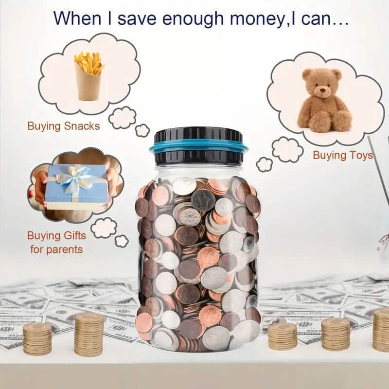 800+ Coin Capacity Digital Counting Money Jar DailySale