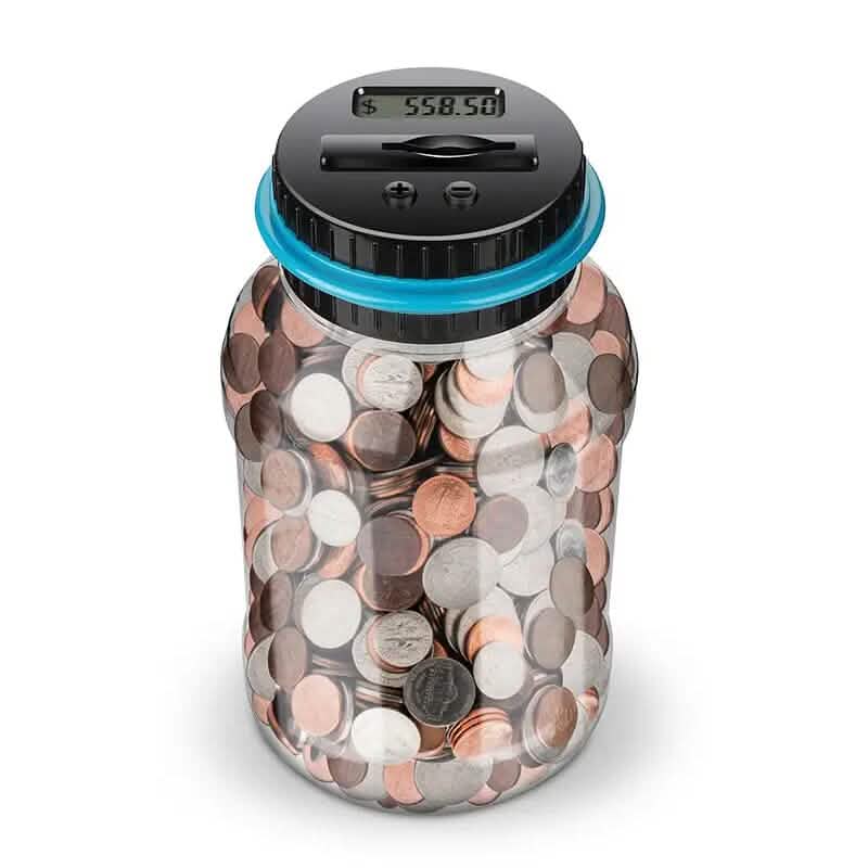800+ Coin Capacity Digital Counting Money Jar DailySale