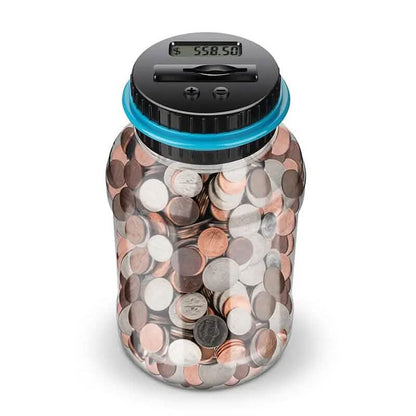 800+ Coin Capacity Digital Counting Money Jar DailySale