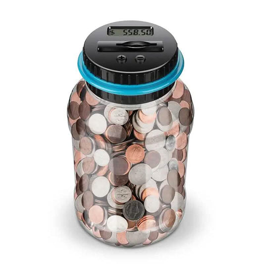 800+ Coin Capacity Digital Counting Money Jar DailySale