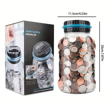 800+ Coin Capacity Digital Counting Money Jar DailySale