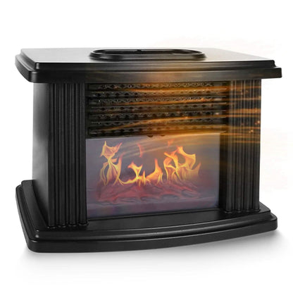 800W Artificial Flame Stove Electric Fireplace Heater DailySale